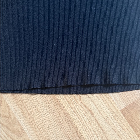 Modern Citizen Maxi Dress Ribbed Knit Criss Cross straps Black Size Small - Picture 4 of 6